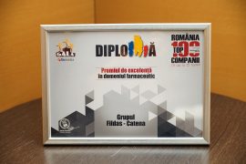 FILDAS si CATENA Grup – Premiul de Excelenta la Gala Premiilor Romania Top 100 Companii 2016