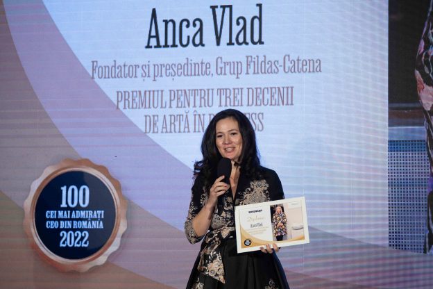 Anca Vlad Încă un premiu pentru Fildas-Catena Grup: „Premiul pentru trei decenii de artă în business”