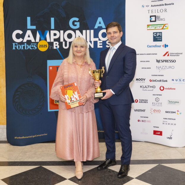 Grupul Fildas-Catena, premiat pentru performanțele remarcabile, la Gala Forbes – Liga Campionilor în Business 2025