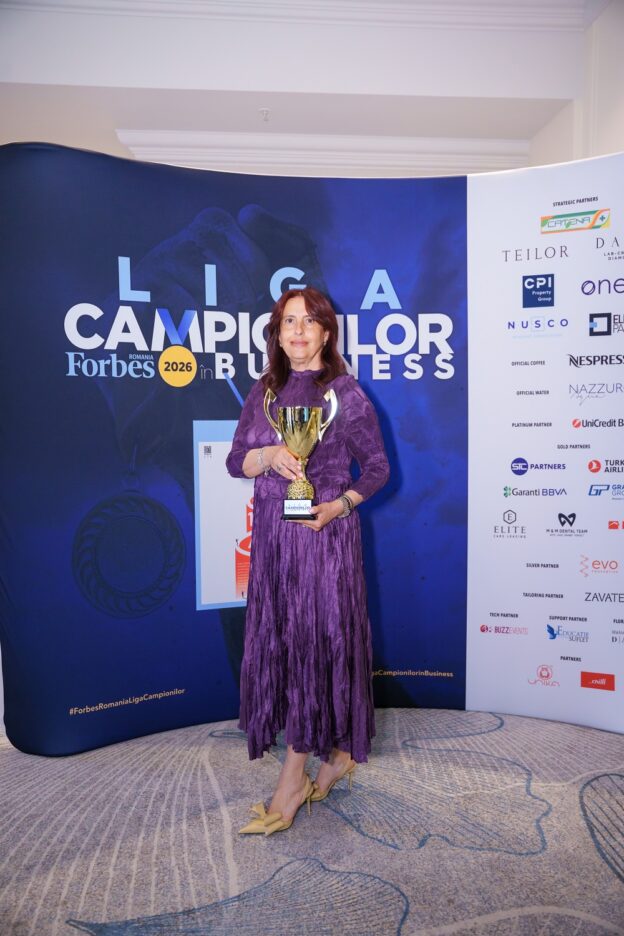 Anca Vlad Fildas Trading, premiată în cadrul Galei Forbes România „Liga Campionilor în Business 2026”